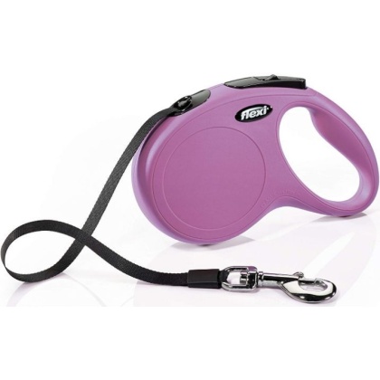 Flexi Classic Pink Retractable Dog Leash