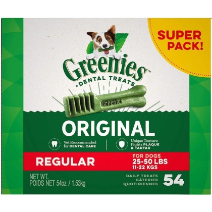 Greenies Regular Dental Dog Treats