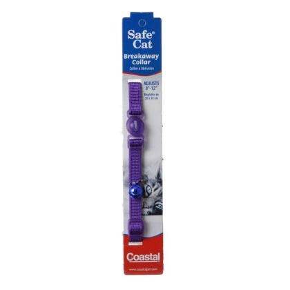 Coastal Pet Safe Cat Nylon Adjustable Breakaway Collar - Purple