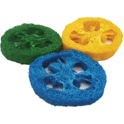 AE Cage Company Nibbles Loofah Slice Chew