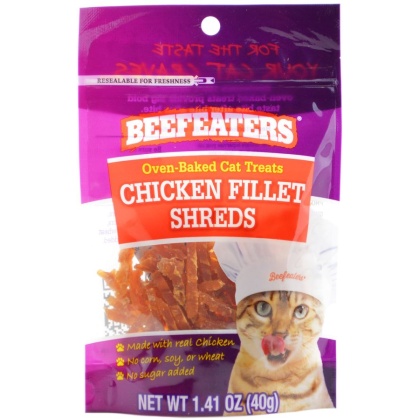 Beefeaters Oven Baked Chicken Filet Shreds Cat Treats