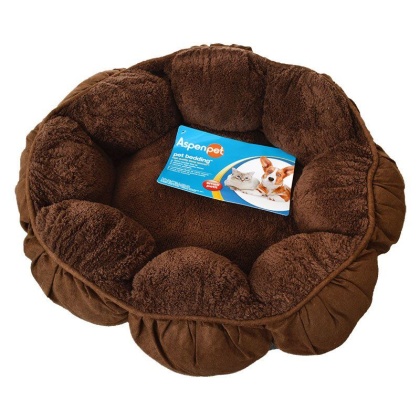 Aspen Pet Puffy Round Cat Bed