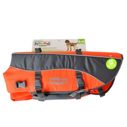 Outward Hound Pet Saver Life Jacket - Orange & Black