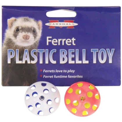 Marshall Plastic Ferret Bell Toys