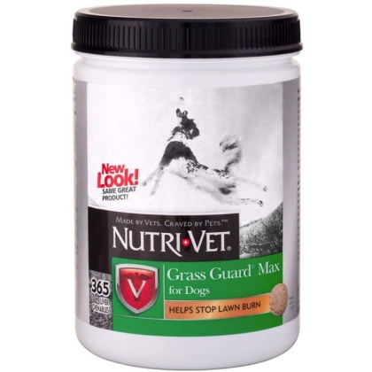 Nutri-Vet Grass Guard Max Chewable Tablets for Dogs