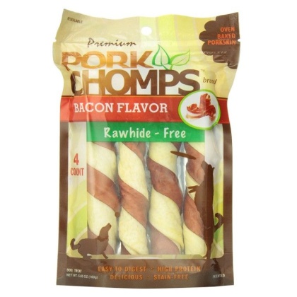 Pork Chomps Premium Pork Twistz - Bacon