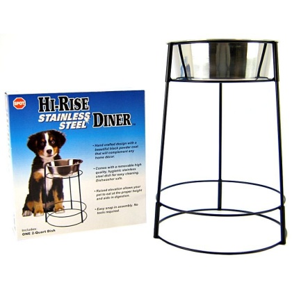 Spot Hi-Rise Single Stainless Steel Diner