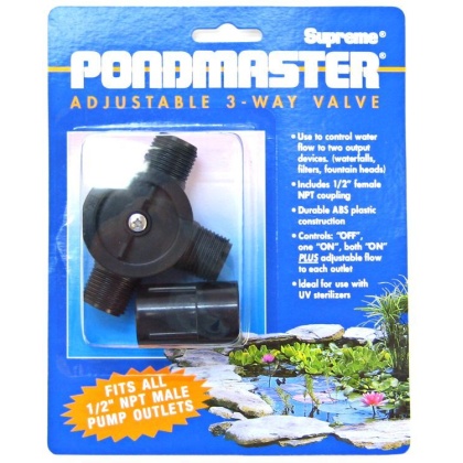 Pondmaster Adjustabel 3-Way Valve