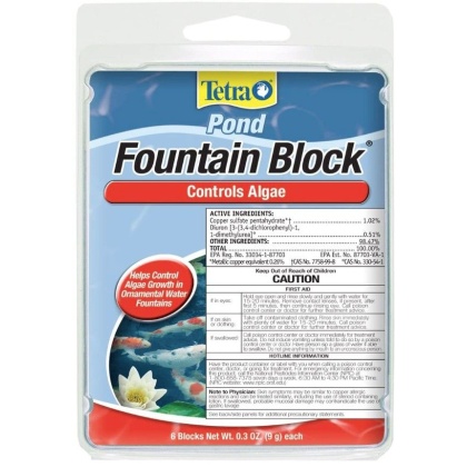 Tetra Pond Fountain Block Algae Control