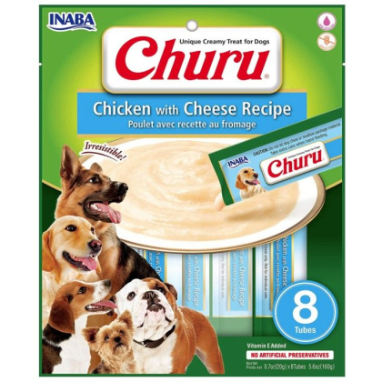 Inaba Churu Chicken with Cheese Recipe Creamy Dog Treat