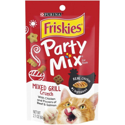 Friskies Party Mix Cat Treats - Mixed Grill Crunch